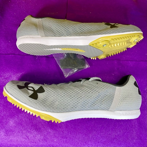 Under Armour Kick Distance 2 Track Shoes Grey Mens main image 7